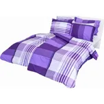 Stanex Bavlněné povlečení Sofie fialová 140x220 70x90