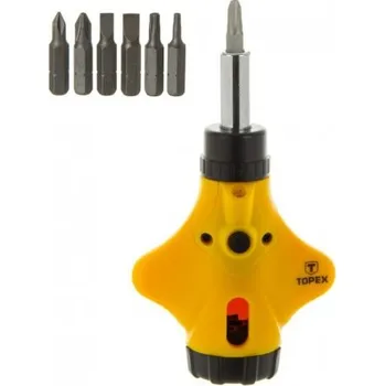 Bit Šroubovací bity s rukojetí Sada 8ks. Topex 61086