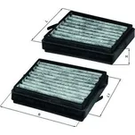 Filtr, vzduch v interiéru KNECHT LKK 116/S