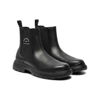 Pracovní obuv Kotníková obuv s elastickým prvkem KARL LAGERFELD KL13060 Černá 40