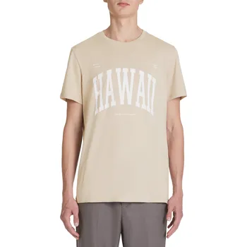 Pánské tričko Celio Bílé tričko sae vzorem Jeville - Pánské Celio krémová 2839343