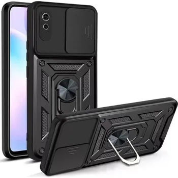 Pouzdro na mobilní telefon Kryt Xiaomi Redmi 9A Nexeri CamShield Pro černý