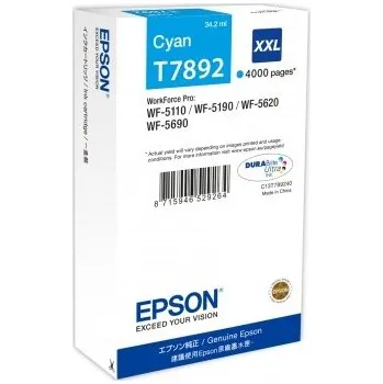Tiskárna WF-5xxx Series Ink Cartridge XXL Cyan T7892