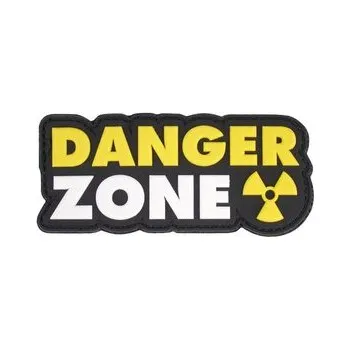 Set školních potřeb 101 Inc. - Naszywka 3D - Danger Zone - Żółty / Biały - 444130-7332