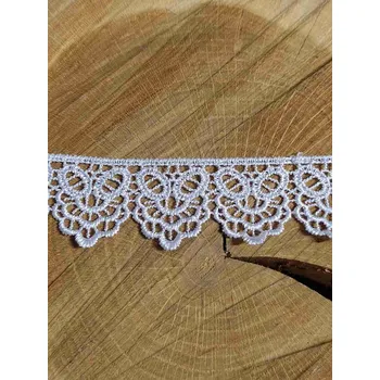 Krajka Vzdušná krajka šíře 35 mm barva bílá