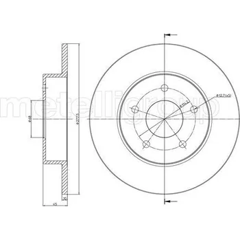 Brzdový kotouč Brzdový kotouč CIFAM 800-762C