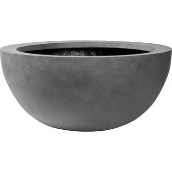 Květináč Vic Bowl Grey S - Ø 38 cm / V 18 cm