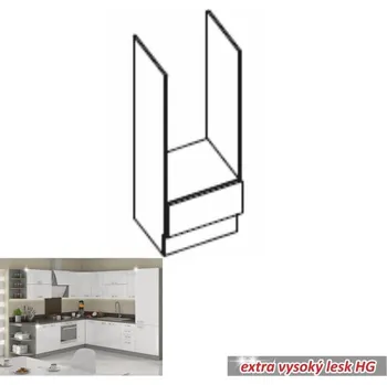 Kuchyňská skříňka Spodní skříňka na sporák PRADO 60 DG BB Tempo Kondela