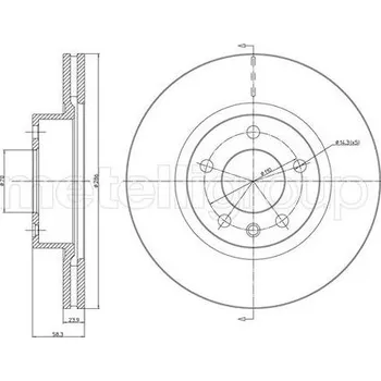 Brzdový kotouč Brzdový kotouč CIFAM 800-446