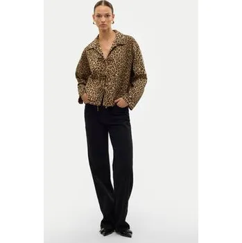 Dámská bunda Vero Moda Bunda pro přechodné období Kirby 10327896 Hnědá Regular Fit XS