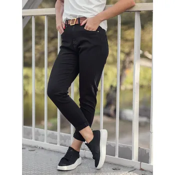 Dámské kraťasy BudesIN Černé džíny Martha s vysokým pasem Velikost: S