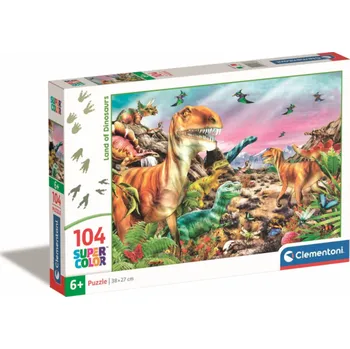 Puzzle Clementoni - Puzzle 104 země dinosaurů