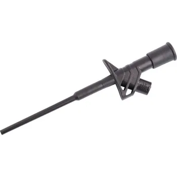 Elektrická zásuvka Flexibilní držák - zásuvka 4mm CH169-BK 10A CAT III 1000V