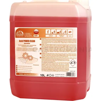 Čistič podlahy Kyselý čisticí prostředek na čištění a důkladné mytí podlah 10 l | DOLPHIN, Acid POWER