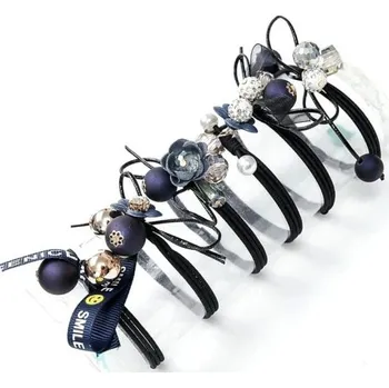 Ozdoba do vlasů Froté Gumičky do Vlasů 6ks, Velikost 4-5 cm, Materiál Kov a Plast