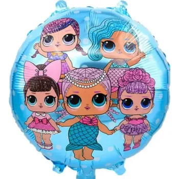 Balónek Fóliové Balónky L.O.L surprise modrá