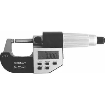 Somet CZ Mikrometr digitální IP54 s dvojitým měřícím tlakem 0-25mm - SO906-050