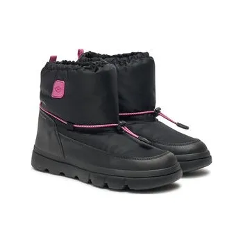 Dívčí sněhule Geox Sněhule Willaboom J46HWE 0FU54 C0922 S Černá 37