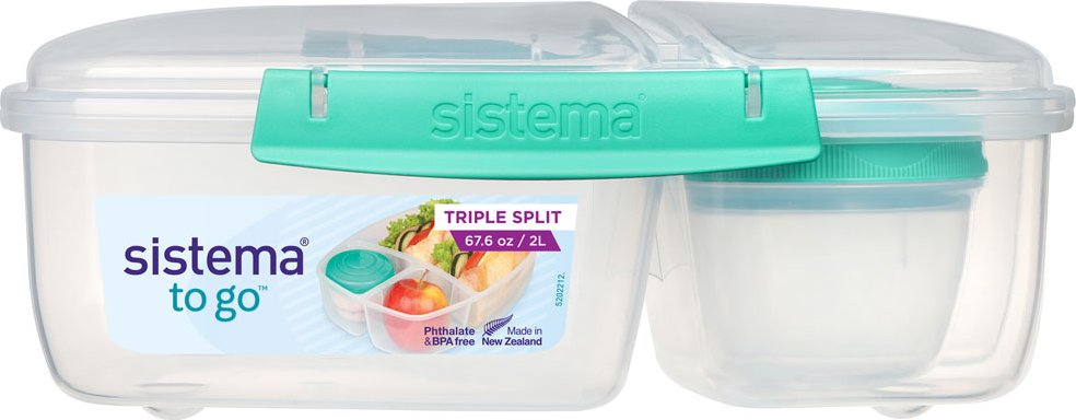 Sistema Triple Split To Go 2 l, Minty Teal od 217 Kč - Zbozi.cz