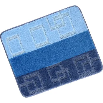Koupelnová předložka Brotex Předložka před WC 60x50cm Kostky modré
