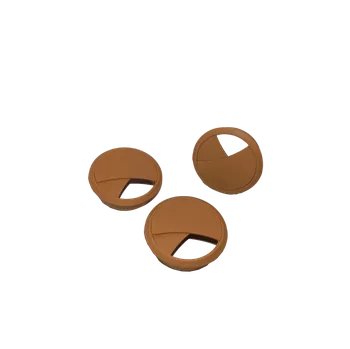 Nábytkové kování Kabelová průchodka 70mm, zaklapávací-třešeň 03