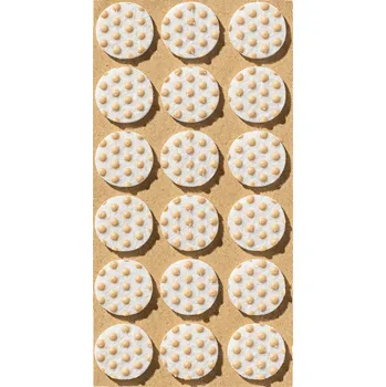 Podložka pod nábytek Samolepicí filc-kulatý, ⌀25mm (18ks/arch)-bílý