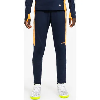 Fotbal KIPSTA Dětské fotbalové tepláky CLR 14 LET MODRÁ|ORANŽOVÁ