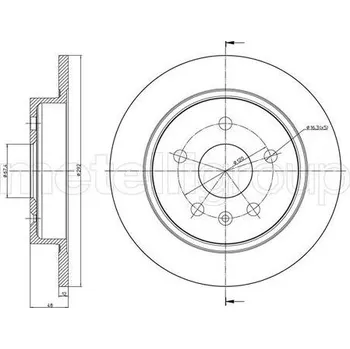Brzdový kotouč Brzdový kotouč CIFAM 800-1008C