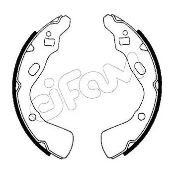 Brzdová čelist Sada brzdových čelistí CIFAM 153-206