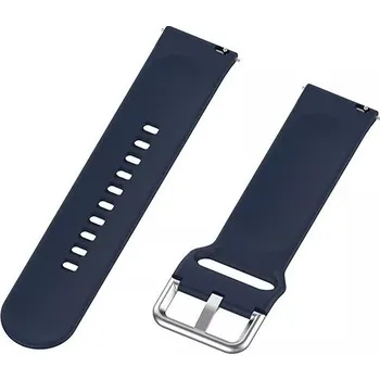 Příslušenství k chytrým hodinkám eses Silikonový řemínek s provlékáním - Tmavě modrý, 22 mm