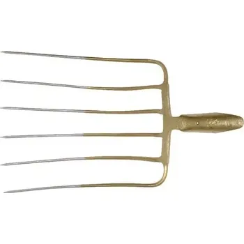 Vidle Vidle na kukuřici SHW bez násady se 6 hroty (KP-ES54656) (Vidle na kukuřici SHW bez násady se 6 hroty, 360 x 320 mm. Vnitřní hroty jsou prohnuté a vnější hroty jsou rovné pro lepší nakládání kukuřice. Těleso vidlí vyrobené ze speciální ocele, kováno v)