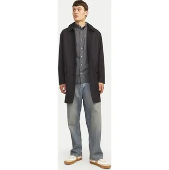 Pánská košile Jack & Jones Košile Brook 12192150 Šedá Slim Fit XL