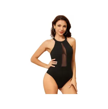 Body Body Bez rukávů Černá s krajkou S