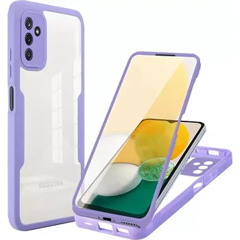 Pouzdro na mobilní telefon Pouzdro Samsung Galaxy A13 5G / A04s Techsuit - ColorVerse 360 Series + ochrana obrazovky, fialové