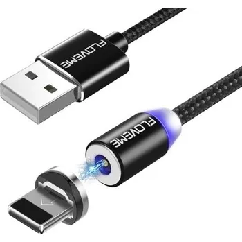 Datový kabel Magnetický USB kabel s APPLE lighting konektorem opletený 1m