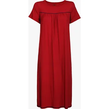 Dámská noční košile TREAT WEAR DÁMSKÁ NOČNÍ KOŠILE - FRESH: Bordo S