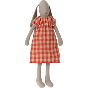 Dětské zboží Maileg Zajíček v kostkovaných šatech, Size 3 Maileg Bunny Size 3, Dress