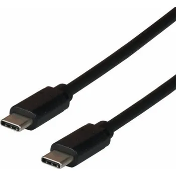 Datový kabel EFB USB kabel USB-C – USB-C 1 m černý (EBUSBC-USB20CK.1)