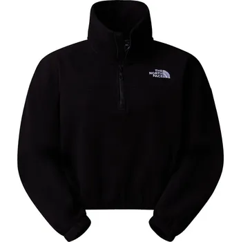 Dámská mikina dámská funkční mikina THE NORTH FACE W 100 GLACIER HALF ZIP FLEECE, TNF BLACK - M
