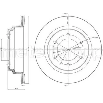 Brzdový kotouč Brzdový kotouč CIFAM 800-511
