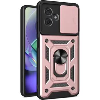 Pouzdro na mobilní telefon Kryt Motorola Moto G54 Techsuit CamShield Pro rose gold