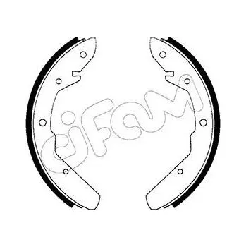 Auto-moto Sada brzdových čelistí CIFAM 153-461