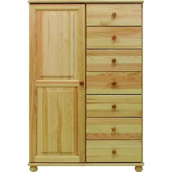 Komoda Slevadoma Skříň 74 Klasik Barva: Barva bílá, Šířka: 80 cm