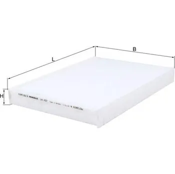 Kabinový filtr Filtr, vzduch v interiéru MAHLE LA 437