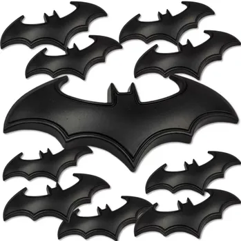 samolepka Sada 10ks samolepka na auto kovová - Batman, černá (UŠETŘÍTE! Výhodné balení samolepek)