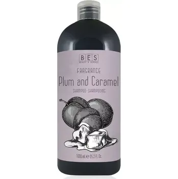 Šampon Bes Fragrance Plum and Caramel šampon na vlasy 1000 ml