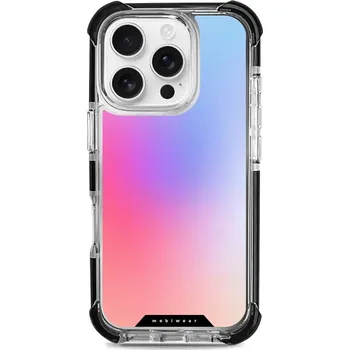 Pouzdro na mobilní telefon Odolný obal Mobiwear MagSafe Elite Bumper - Apple iPhone 16 Pro - D032D Nachový odstín (Odolný kryt, pouzdro, obal Mobiwear Elite Bumper na mobil Apple iPhone 16 Pro - D032D Nachový odstín, materiál Plast + TPU silikon + kov - zesílená ochrana telefonu,)