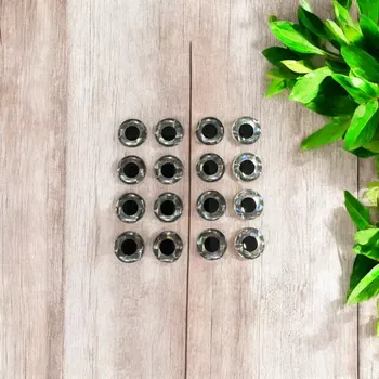 SAMOLEPÍCÍ 3D OČI SILVER 3MM-20KS