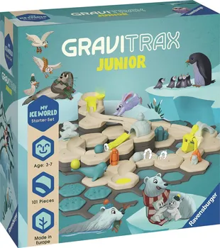 Kuličková dráha Ravensburger GraviTrax Junior Starter-Set L Ice 101 ks