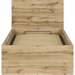 Postel Tetrix s roštem 90cm Dub sonoma